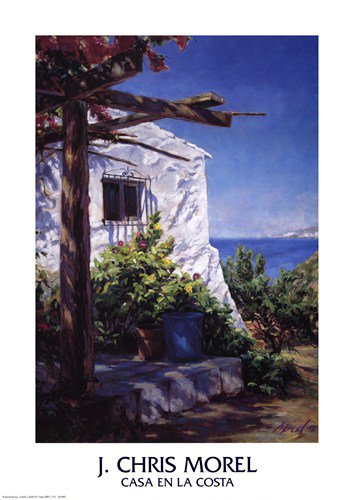 Casa En La Costa by J. Chris Morel 15.750x22 Art Print Poster 508438