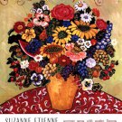 Summer Pears With Garden Flowers by Suzanne Etienne 30x34 Art Print Poster 508092