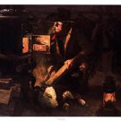 The Warming Fire by Loren Entz 17x13 Art Print Poster 14821