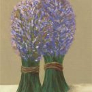 Purple Flowers In String by David Col 8x10 Art Print Poster 499627