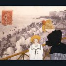 Jeanne, Sa Mere Et La Mer by Diane Ethier 16x12 Art Print Poster 274131