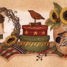 Rows Sunflowers Glory by Linda Spivey 10x5 Art Print Poster 703747