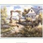 Country Home with  Front Garden by T.C. Chiu 20x16 Art Print Poster 712873