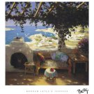 Bodrum Leyla's Terrace by Berc Ketchian 27x29 Art Print Poster 228696