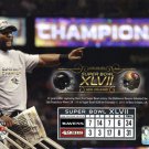Ray Lewis Super Bowl XLVII Champion Overlay by  Unknown 10x8 Art Print Poster 887210
