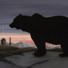 Bear at Dusk by Kathy Jennings 20x10 Art Print Poster 703671