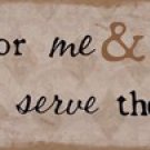 Serve The Lord by Jennifer Pugh 16x4 Art Print Poster 713430