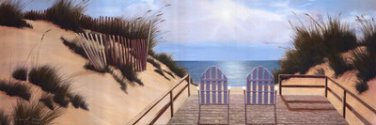 Blue Skies Panel by Diane Romanello 36x12 Art Print Poster 228421