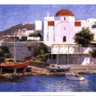 Mykonos I by George Bates 28x20 Art Print Poster 229539