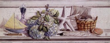 Coastal Panel II by Lisa Canney Chesaux 10x4 Art Print Poster 732499