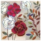 Floral Impressions II by Ella K 25x25 Art Print Poster 887738