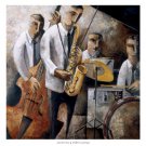 Jazz En Vivo by Didier Lourenco 39.380x39.380 Art Print Poster 776015