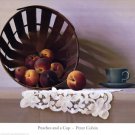 Peaches and a Cup by Peter Colvin 28x22 Art Print Poster 669402