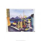 Landscape at Hammamet by August Macke 20x16 Art Print Poster 736821
