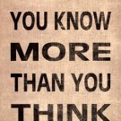 Trust Yourself by N. Harbick 12x24 Art Print Poster 912296