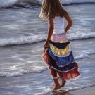 The Striped Skirt by Georgia Janisse 12x16 Art Print Poster 745622