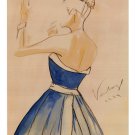 Blue Dress II by Tara Gamel 10x13 Art Print Poster 227374