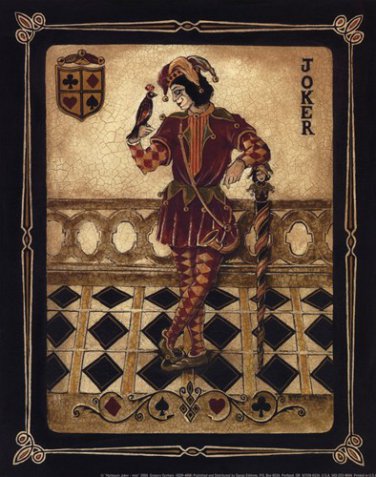 Harlequin Joker - Mini by Gregory Gorham 8x10 Art Print Poster 869467