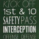 Football by Holly Stadler 8x18 Art Print Poster 928564