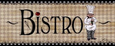 Bistro by Shari Warren 10x4 Art Print Poster 508299