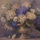 Blue and White Delight by Barbara Mock 20x16 Art Print Poster 731616