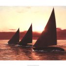 Evening Sails by Diane Romanello 36x24 Art Print Poster 785801