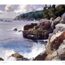Rocky Coast by Stephen Lyman 32x26.750 Art Print Poster 119130