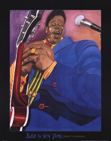 Jazz in New York by Dane Tilghman 22x28 Art Print Poster 713156