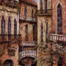Holiday In Venice II by Ruane Manning 8x20 Art Print Poster 233337