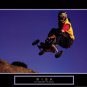 Risk- Mountain Boarder by  Unknown 28x22 Art Print Poster 713150