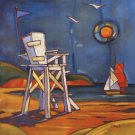 Lifeguard Stand by Paul Brent 20x20 Art Print Poster 540529