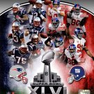 SuperBowl XLVI Match Up Composite by  Unknown 8x10 Art Print Poster 885053
