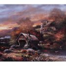 Old Mill Creek by James Lee 11x9 Art Print Poster 13867