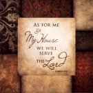 Serve The Lord by Dee Dee 12x12 Art Print Poster 872244
