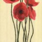 Pavots Rouge II by Shirley Novak 12x24 Art Print Poster 317001