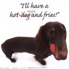 Hot Man And Fries by Yoneo Morita 10x8 Art Print Poster 534711