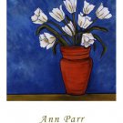 White Tulips by Ann Parr 9.5x11.750 Art Print Poster 730483