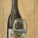 White Wine With Glass by Shari White 8x20 Art Print Poster 478976