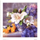 Moonlit Magnolia by Mary Kay Krell 7x7 Art Print Poster 751829