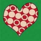 Red Circled Heart by Miriam Bedia 8x8 Art Print Poster 256254