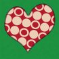 Red Circled Heart by Miriam Bedia 8x8 Art Print Poster 256254