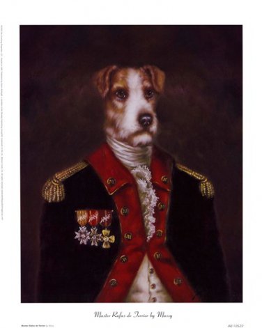 Master Rufus De Terrier by  Massy 9.5x11.750 Art Print Poster 125505