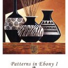 Patterns in Ebony I by Keith Mallett 11.750x15.750 Art Print Poster 292676