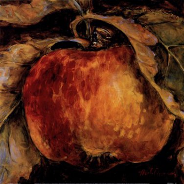 Red Apple by Nicole Etienne 12x12 Art Print Poster 731243