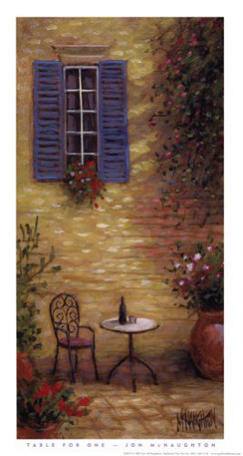 Table for One by Jon McNaughton 7x13 Art Print Poster 870316
