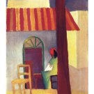 Turkish Cafe I by August Macke 19.750x27.5 Art Print Poster 52915