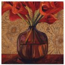 Orange Lilies by Shelly Bartek 12.5x12.5 Art Print Poster 754726