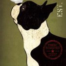Boston Terrier Coffee Co by Ryan Fowler 8x20 Art Print Poster 950699