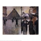 Paris, a Rainy Day, 1877 by Gustave Caillebotte 20x16 Art Print Poster 119059