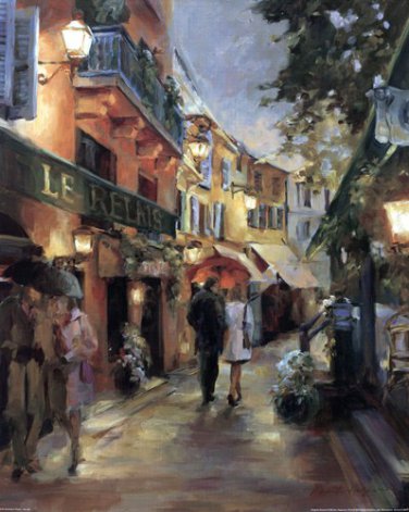 Evening in Paris by Marilyn Hageman 16x20 Art Print Poster 907746